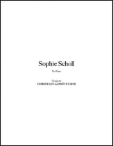 Sophie Scholl piano sheet music cover